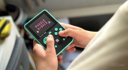 The Evercade line of systems includes the home console VS and the portable EXP, as well as the HyperMechTech Pocket