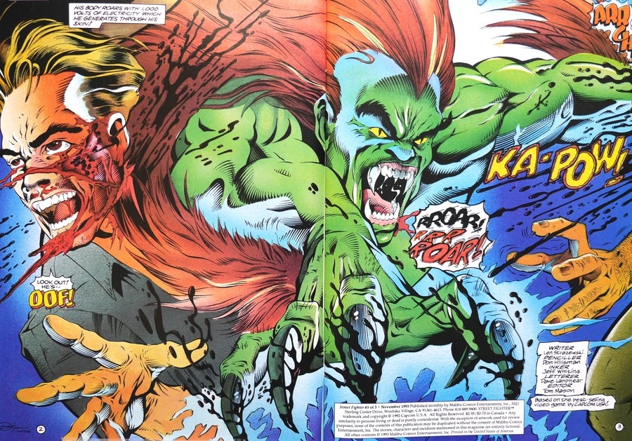 Street Fighter 2 Comic