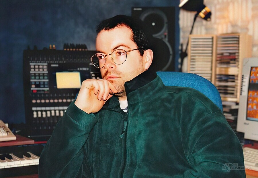 Tim Wright, aka Cold Storage in 1999, druing the development of Music 2000.